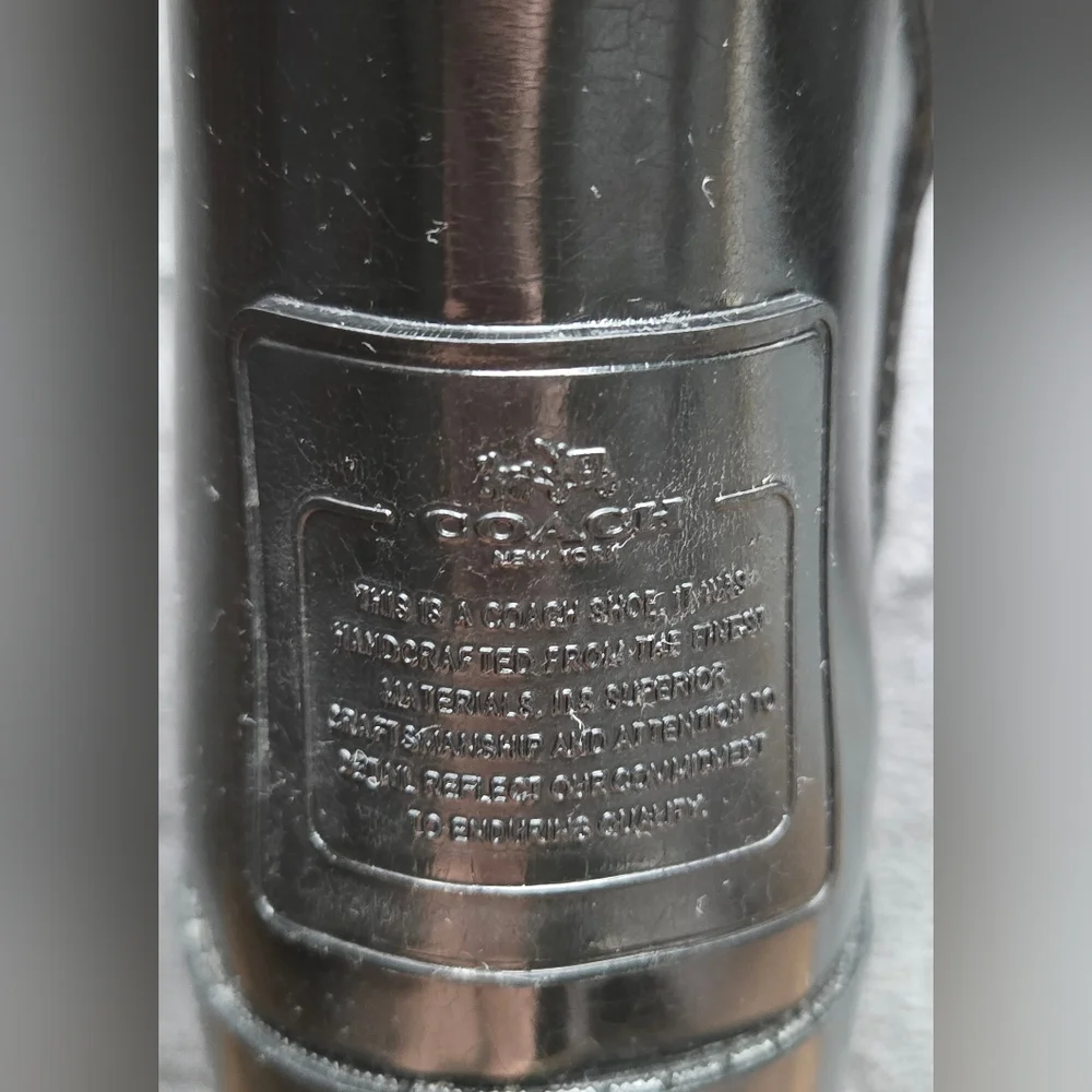 Coach Tristee Rain Boots. Size 9 - Picture 4 of 10